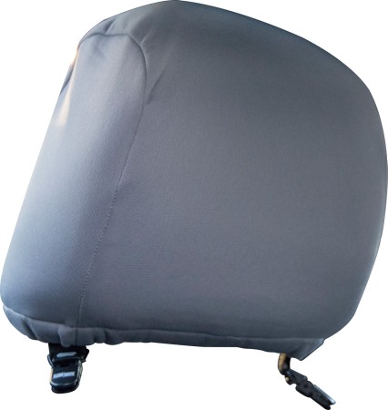 Heads UP Grey Clean Seats (TM) Set (Headrest Cover w/ Towel Clips) HU40400