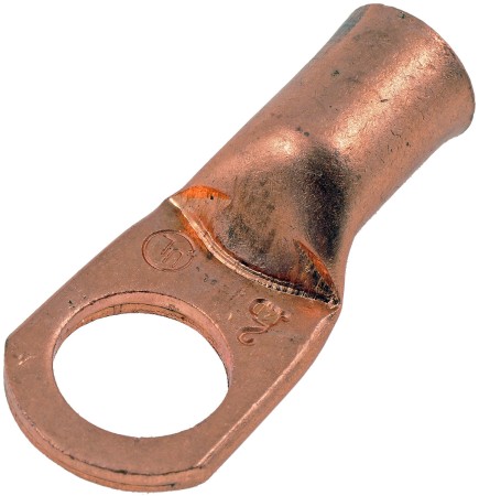 2 Gauge 1/2 In. Copper Ring Lugs - Dorman# 86179