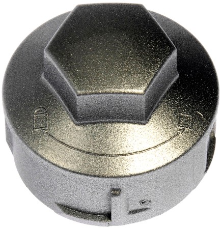 5 Silver Wheel Nut Cover, Screw and Lock Type, 19mm Hex (Dorman# 611-646)