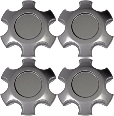 Four Silver Wheel Center Caps (Dorman# 909-113)