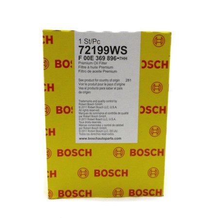 Bosch Original Oil Filter 72199WS Fits A4, A4 Quattro Volkswagen Passat