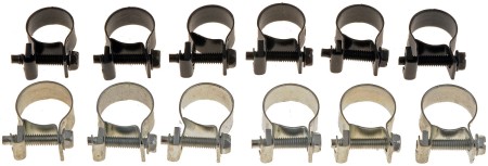 Fuel Injector Hose Clamps - Range 9/16 To 5/8 In. (14 To 16mm) - Dorman# 55172