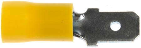 12-10 Gauge Male Disconnect, .250 In., Yellow - Dorman# 85455