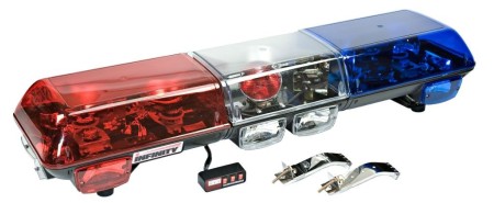 Infinity 1 Snow Plow Tow Truck Tractor Rotating Red/Blue Light Bar, Wolo 7015-BR