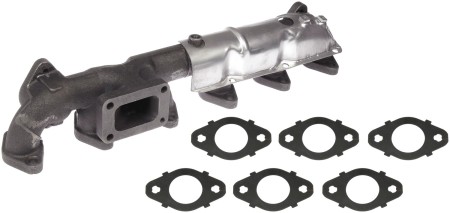 Cast Iron Exhaust Manifold w/ Gaskets & Hardware to Downpipe - Dorman 674-895