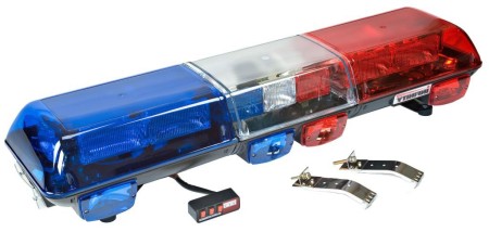 Wolo Red/Blue Flashing Strobe Roof Light Bar Tow Truck Snow Plow Emergency