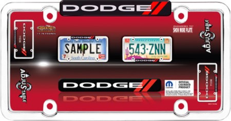 Official Licensed 'Dodge&trade;' Chrome License Plate Frame - Cruiser# 11036