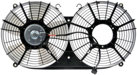 Left Aux Engine Cooling Fan Assembly (Dorman 620-920) w/ Shroud, Motor & Blade