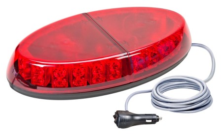 WOLO Beyond Low Profile GEN 3 LED Magnet Mount Light Red