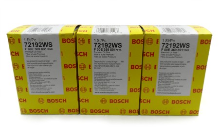 Set of 3 New Bosch Original Oil Filters 72192WS Fits BMW 325I 325IS 325IC M3 Z3