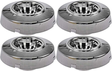 Four Chrome Wheel Center Caps (Dorman# 909-054)