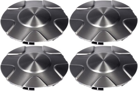 Four Silver Wheel Center Caps (Dorman# 909-141)