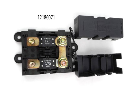 Two Positive Battery Cable Fuse Junction Blocks for 96-98 Suburban GM 12186071