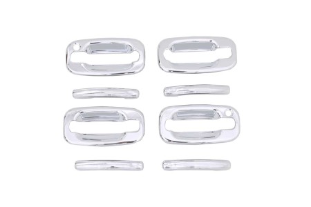 NEW CHROME DOOR HANDLE COVERS-4DR - AVS# 685106
