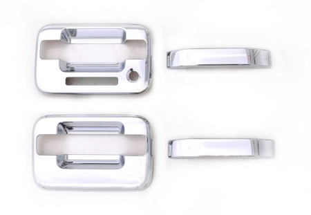 NEW CHROME DOOR HANDLE COVERS-2DR - AVS# 685201