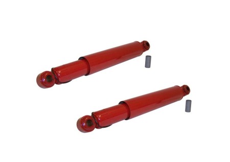 2 Rear Shock Absorbers - Crown 909680 46-63 Jeep Pickup 48-50 Willy's Jeepster