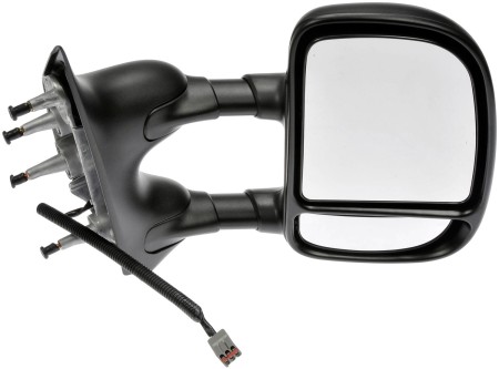 One New Side View Mirror- Right, Power - Dorman# 955-2004