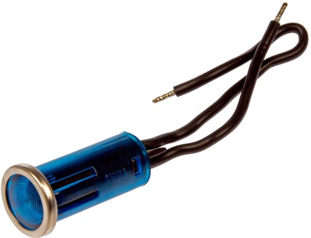 Round w/ Bezel Style Indicator Light Electrical Switches - Blue - Dorman# 85940