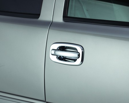 NEW CHROME DOOR HANDLE COVERS-2DR - AVS# 685205