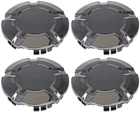 Four Chrome Wheel Center Caps (Dorman# 909-144)