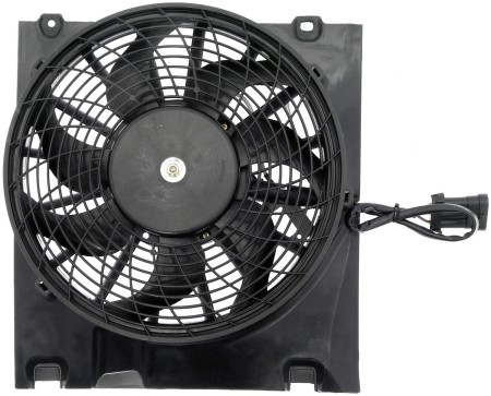 A/C Condenser Radiator Fan Assembly (Dorman 620-692) w/ Shroud, Motor & Blade