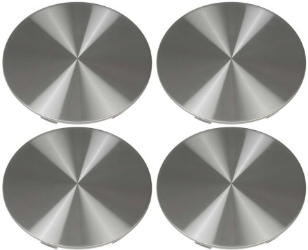 Four Brushed Aluminum Center Caps (Dorman# 909-049)