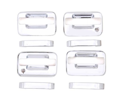 NEW CHROME DOOR HANDLE COVERS-4DR - AVS# 685102