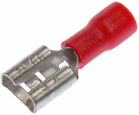 22-18 Gauge Female Quick Disconnect, .250 In., Red - Dorman# 85485