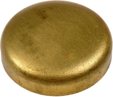 One New Brass Cup Expansion Plug 25.73mm SC, Height 0.270 - Dorman# 565-018.1