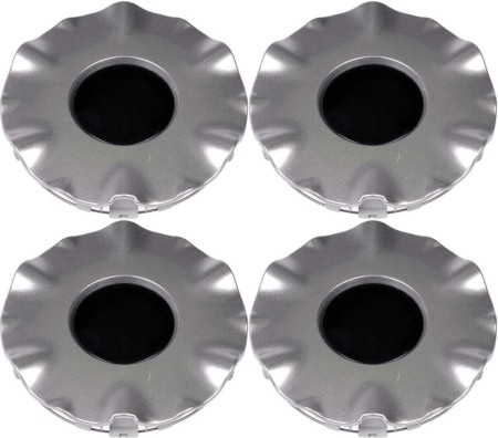 Four Silver Painted Wheel Center Caps (Dorman# 909-064)