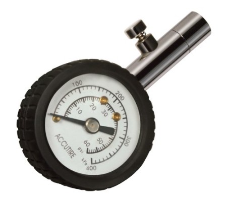Compact Dial Gage with Bleed Valve, 5-60 PSI - Accutire# MS-5012