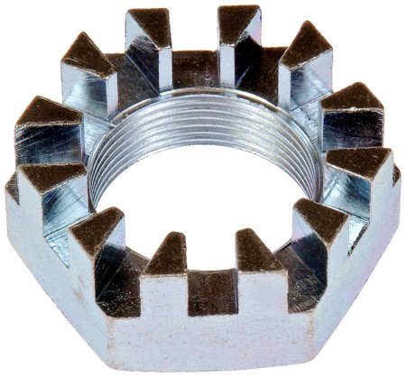 One New Spindle Nut, Castle Style - 43 Mm Hex - Dorman# 615-216.1
