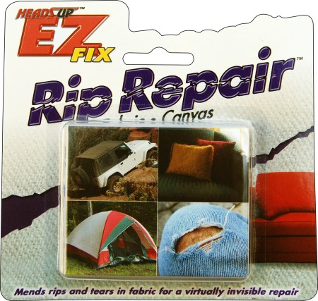 EZ FIX (TM) Fabric & Canvas Rip Repair Kit HU-250