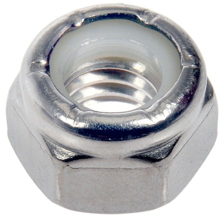 Hex Nut w/ Nylon Ring Insert-Stainless Steel-Thread 5/16-18 - Dorman# 894-081