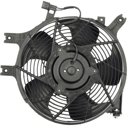 A/C Condenser Radiator Fan Assembly (Dorman 620-312) w/ Shroud, Motor & Blade