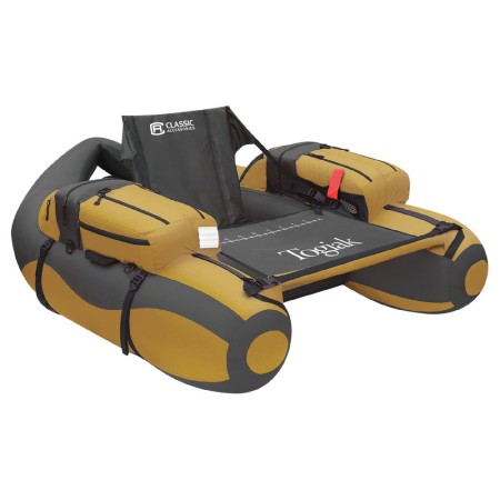 The Togiak Float Tube In Gold and Grey - Classic# 32-007-014001-00