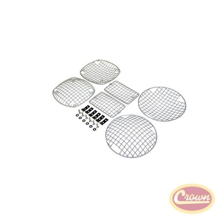 Stone Guard Set (Stainless) - Crown# RT34064