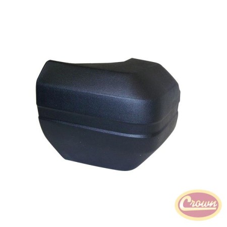 Rear Bumper Cap, Left (Black) - Crown# 55022077