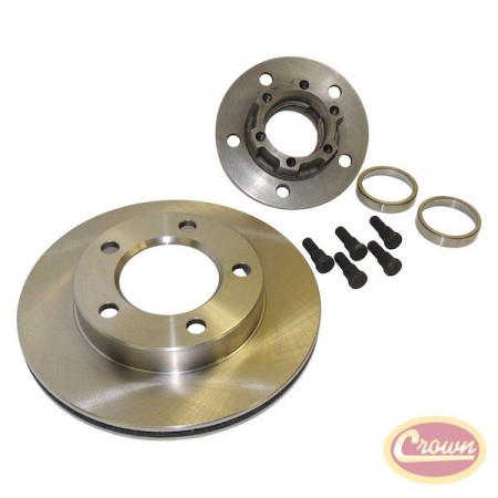 Front Hub & Rotor Assembly - Crown# J5358568