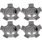 Four Silver Painted Wheel Center Caps (Dorman# 909-050)