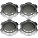 Four Silver Wheel Center Caps (Dorman# 909-111)