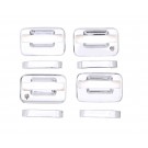 NEW CHROME DOOR HANDLE COVERS-4DR - AVS# 685102