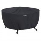 Classic Accessories Full Coverage Fire Pit Cover, Round, Black 55-554-010401-00