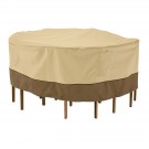 Patio Table Chair Rnd Cover Pebble - Medium - Classic# 78922