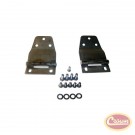 Hardtop Liftgate Hinges (Stainless) - Crown# RT34032