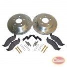Performance Brake Kit (Front; Drilled & Slotted) - Crown# RT31012