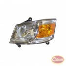 Headlamp Assembly (Left) - Crown# 5113333AD