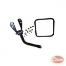 Mirror and Arm Kit (Right - Black) - Crown# 5455302K