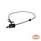 Hood Release Cable - Crown# 55076109