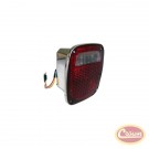 Right Tail Lamp with Side Marker, Chrome - Crown# 5758254C